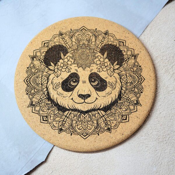 Dessous de plats panda soleil