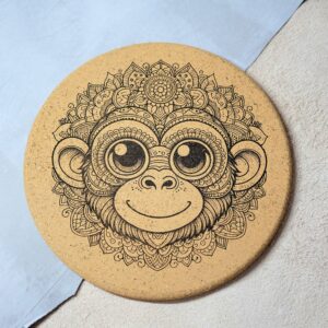 Dessous de plats petit singe