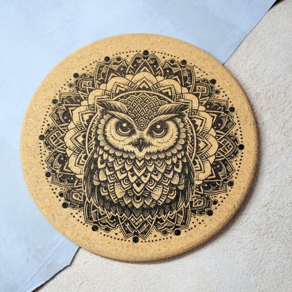 Dessous de plats hibou