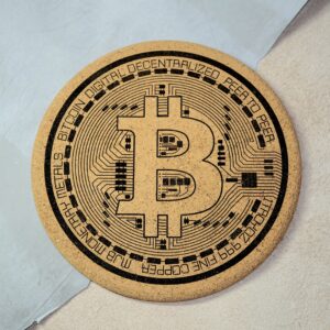 Dessous de plats Bitcoin.