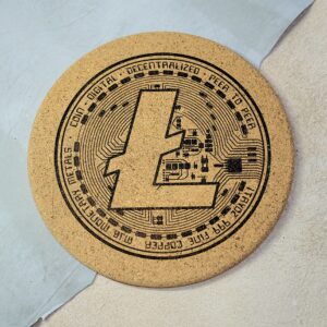 Dessous de plats Litecoin.