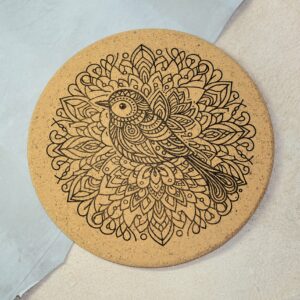 Dessous de plats petit oiseau.