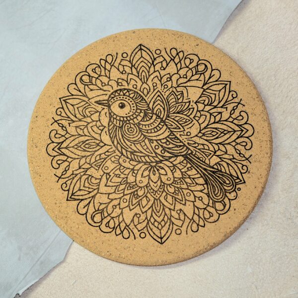 Dessous de plats petit oiseau.